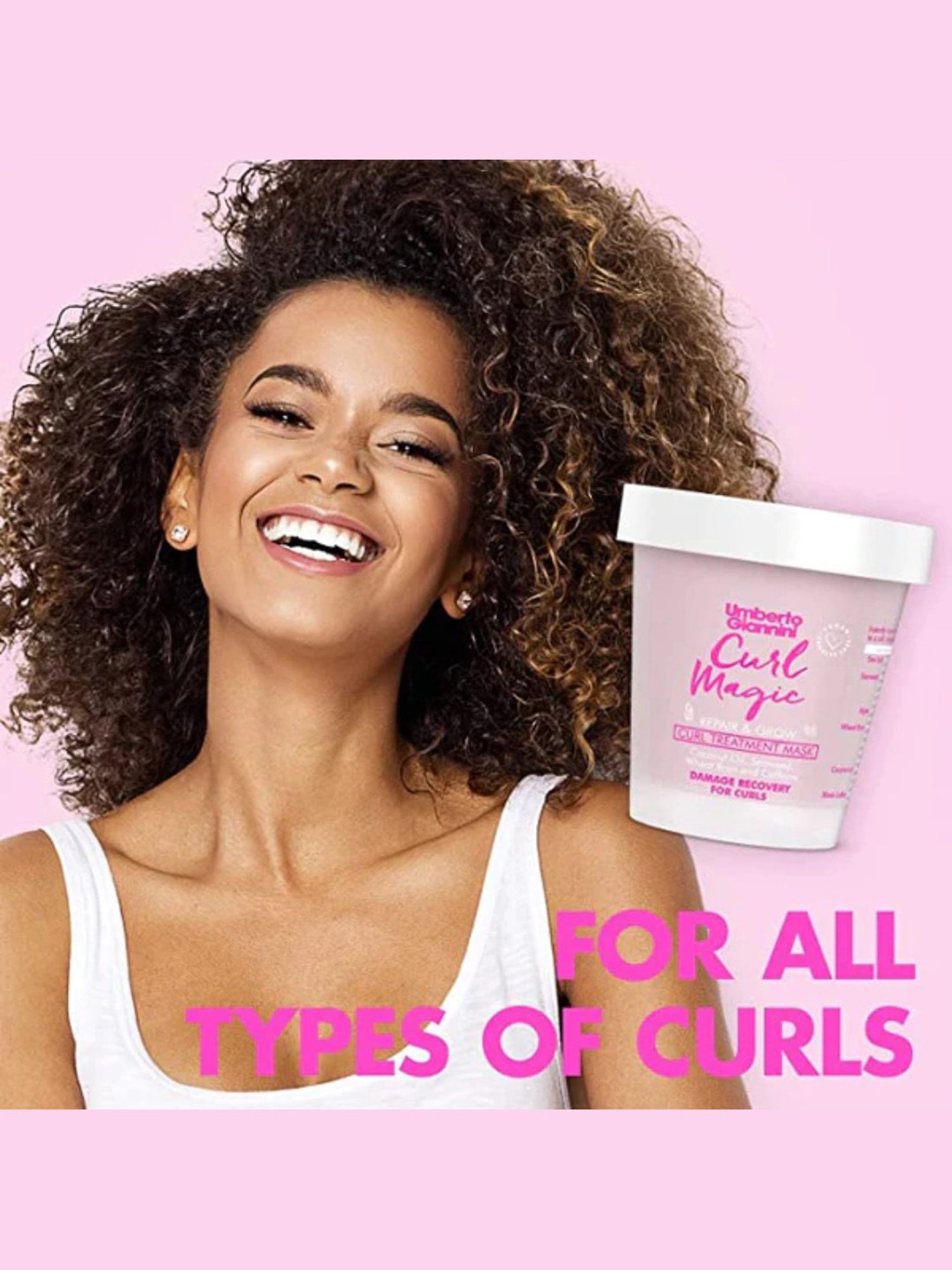 Umberto Giannini Curl Magic Repair & Grow Curl Treatment Mask - 210 ml