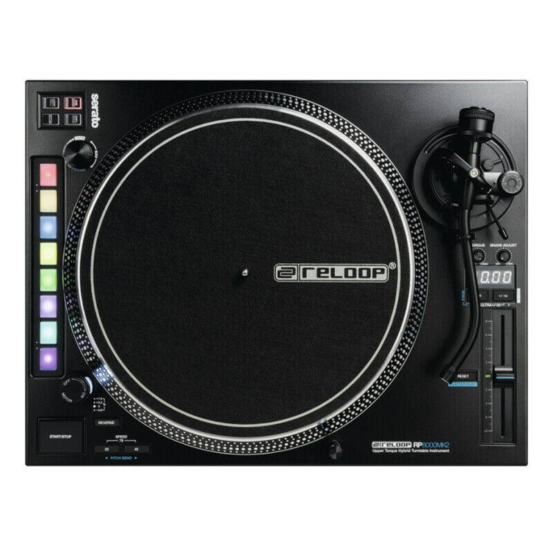ReLoop RP-8000 MK2 DJ Turntable w/ 7 Pad-Controlled Performance Modes