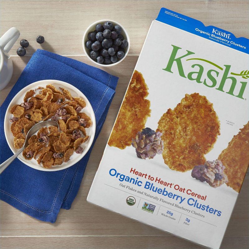 Kashi Heart To Heart Wild Blueberry Clusters Breakfast Cereal - 13.4oz