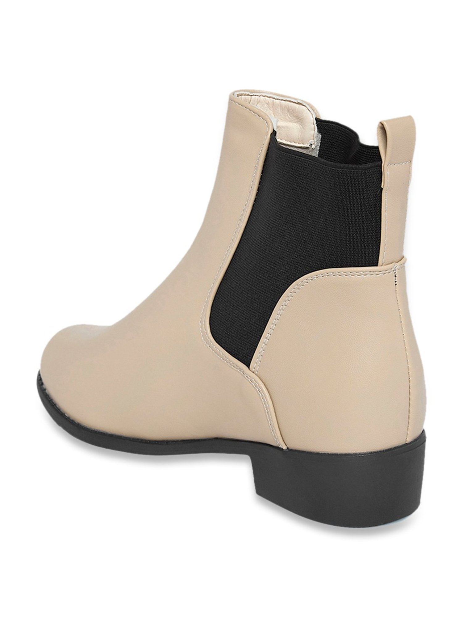 Forever Glam by Pantaloons Women's Beige Chelsea Boots