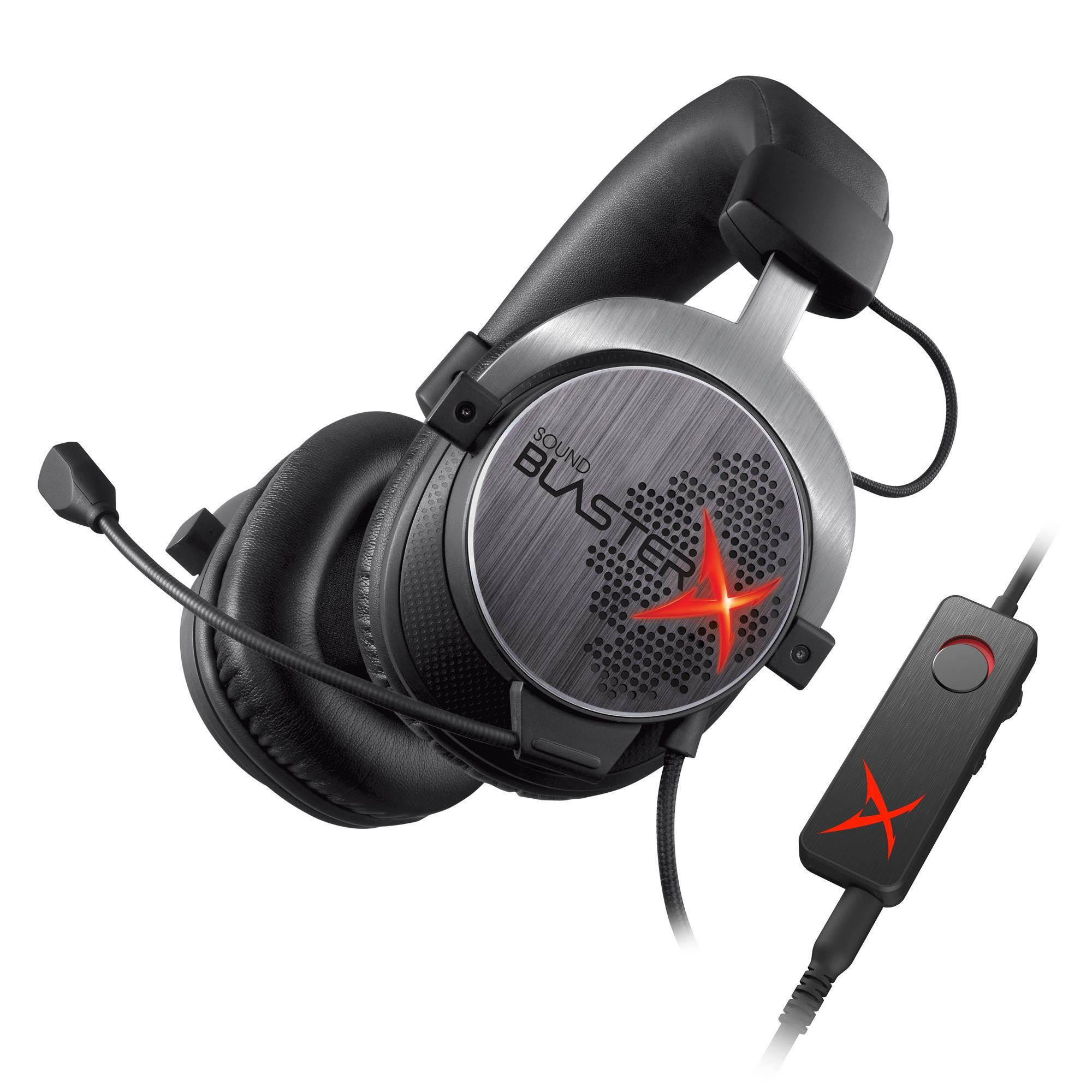 Creative Labs Sound BlasterX H7 Gaming Headset 3.5mm Circumaural Black