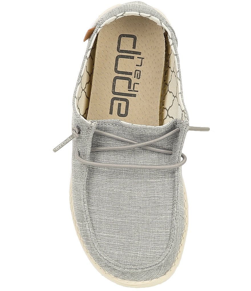 Hey Dude Girls' Wendy Linen Washable Slip-Ons (Toddler)