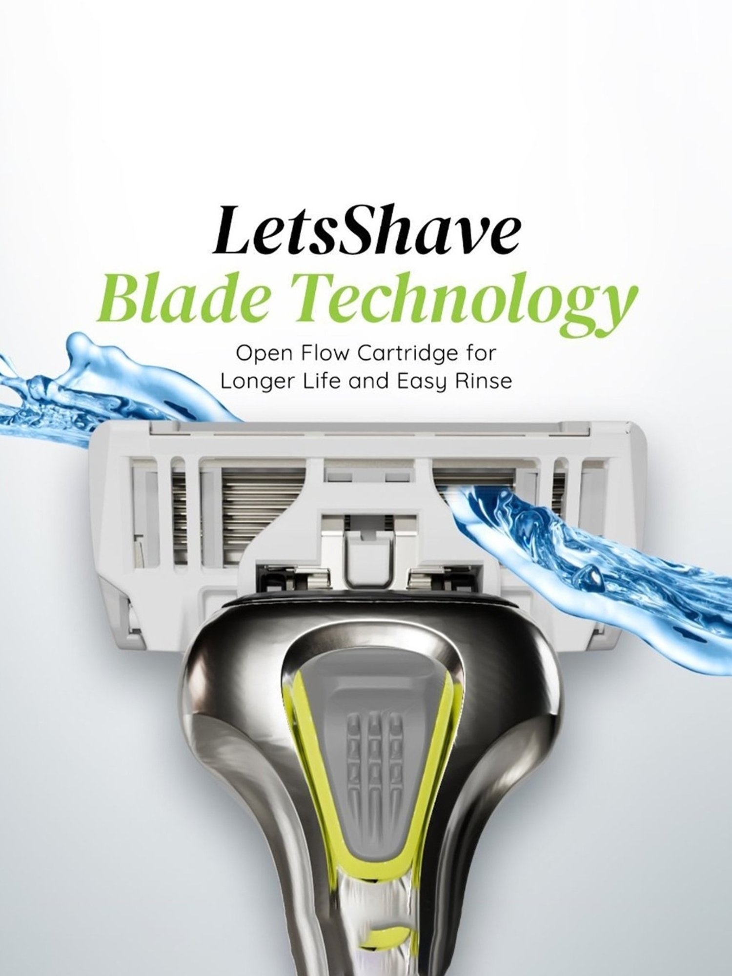 LetsShave Pro 6 Plus Shaving Blades - Pack of 4 (Multicolor)