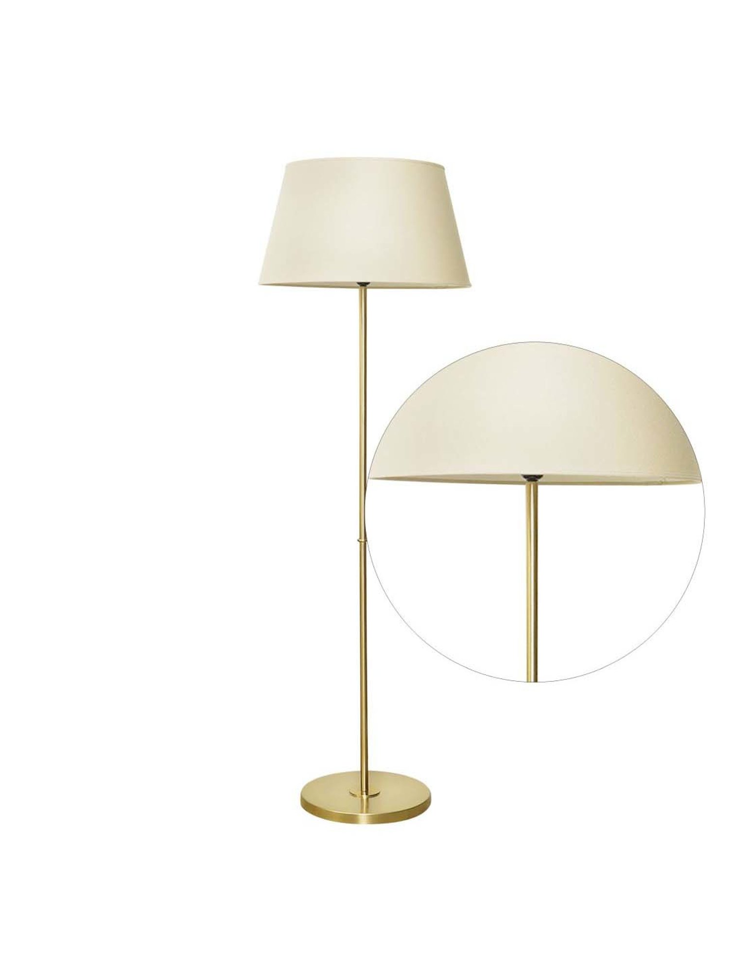 64" x 8.9" x 10.5" Smart Light Full Spectrum Floor Lamp (Includes LED Light Bulb) White - Verilux