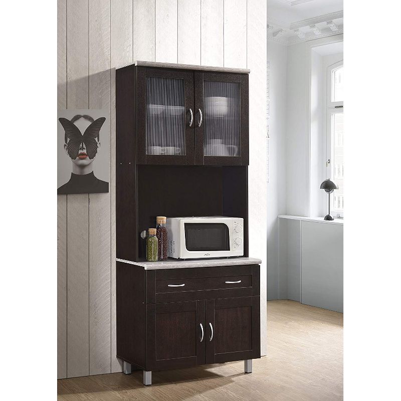 Wood 2 Door Storage Cabinet in White-Pemberly Row