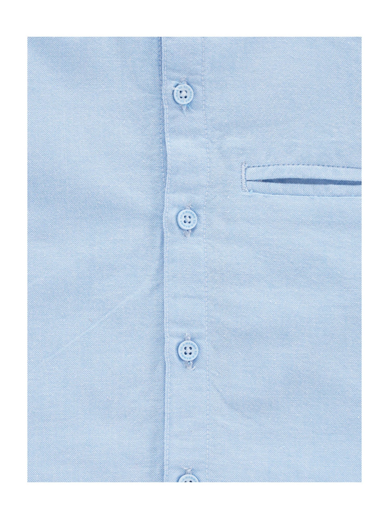 Ed-a-Mamma Kids Blue Solid Shirt