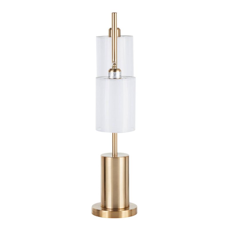 Brushed Stainless Steel Cannes Floor Lamp Silver (Includes LED Light Bulb) - LumiSource