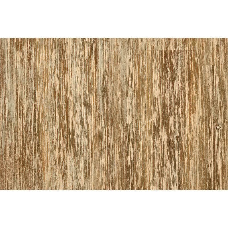 Harton Rustic Expandable C Side Table - Natural Wood - Serta