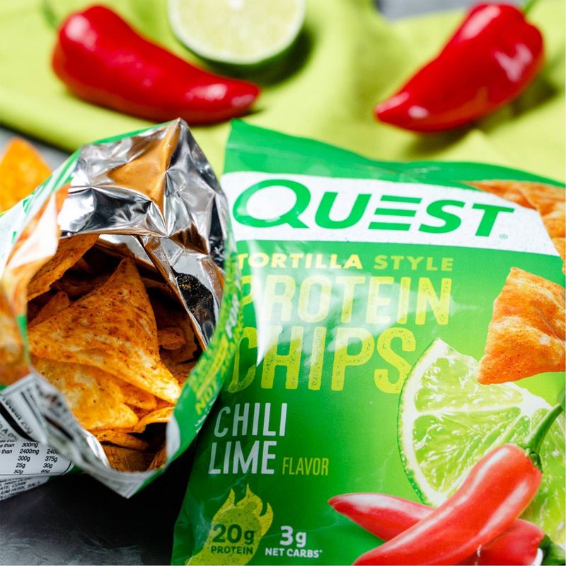 Quest Tortilla Style Protein Chips - Chili Lime - 4ct/4.5oz