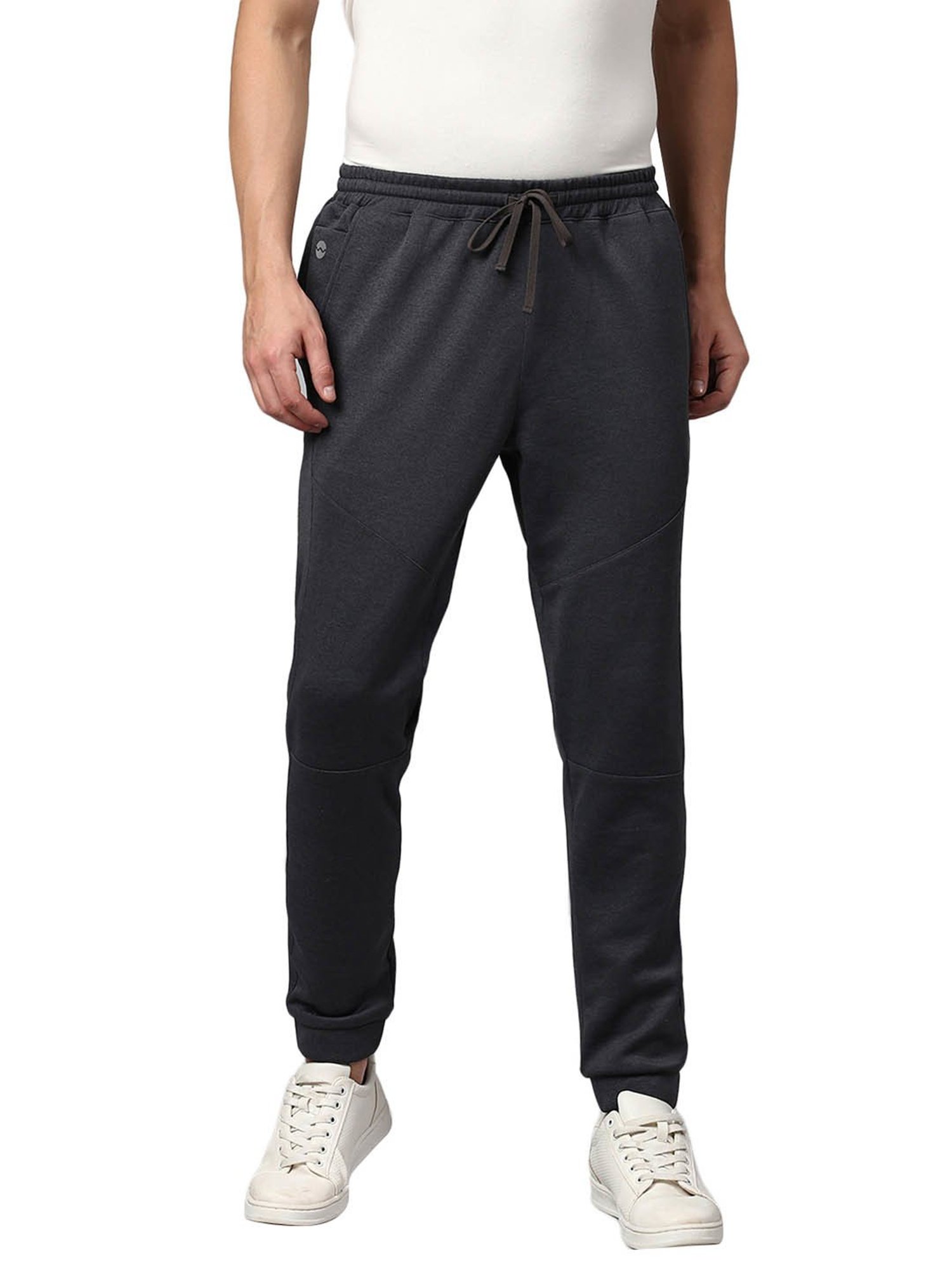 Slowave Grey Regular Fit Joggers