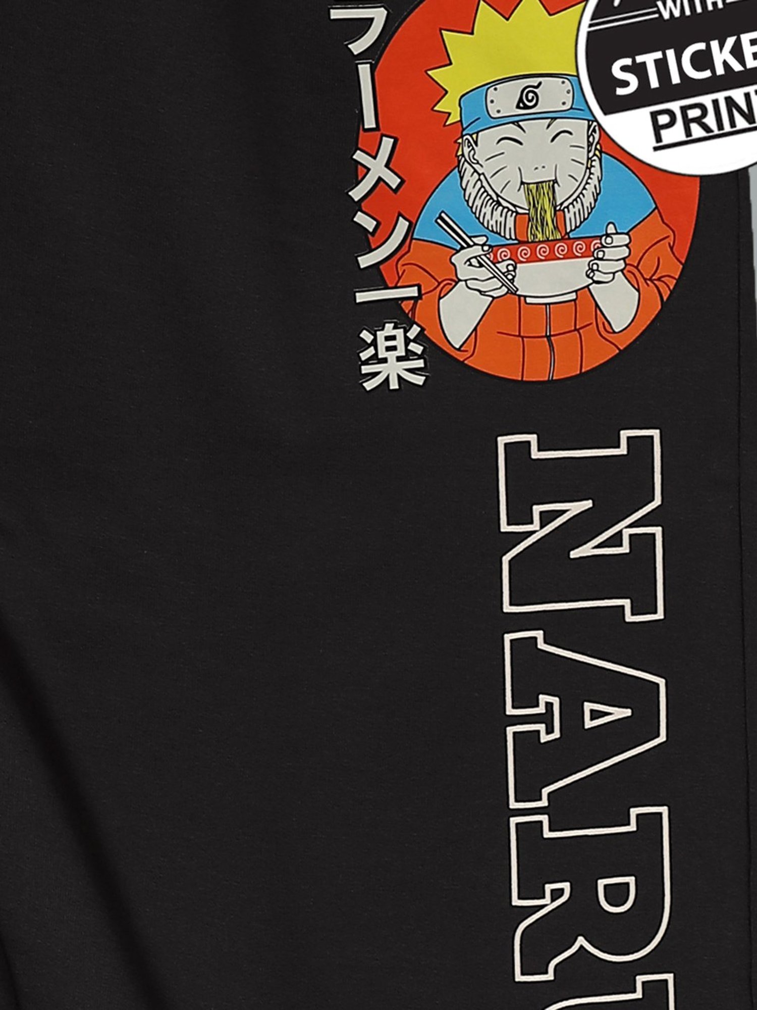 Free Authority Dark Grey Regular Fit Naruto Printed Joggers