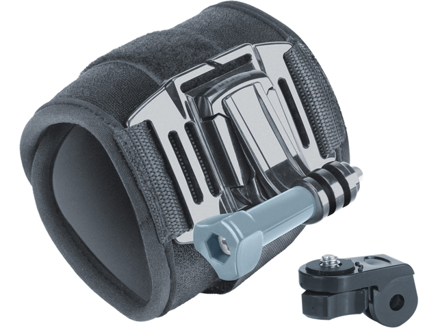 USA Gear Action Camera Wrist Strap with 2-Point Neoprene Strap Connection and Tripod Screw Adapter - Works with GoPro , Sony , ION , Midland , Drift and More