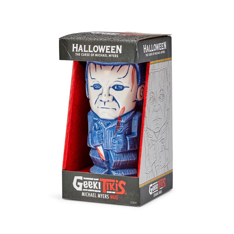 Beeline Creative Geeki Tikis Halloween: The Curse of Michael Myers | Ceramic Tiki Mug 22 Ounces