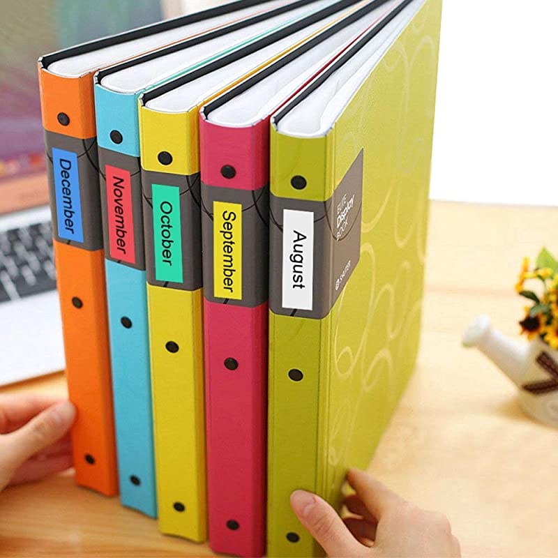 Compatible Label Tape Replacement for Brother P-Touch M Tape 9mm Cartridge M-K121 M-K221 M-K421 M-K521 M-K621 M-K721 for Ptouch PT-M95 PT-90 PT-100 PT65 PT-55BM PT-80 3/8 Inch x 26.2 Feet (8m)