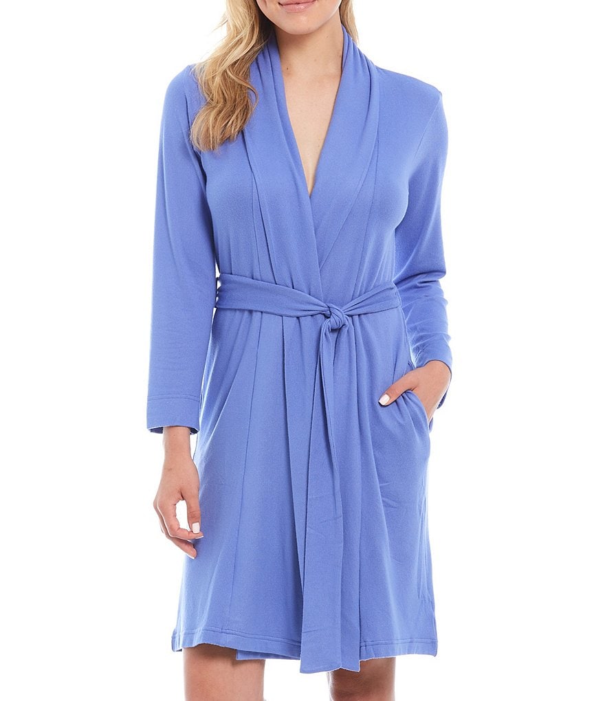Natori Mirage Cozy Knit Short Wrap Robe