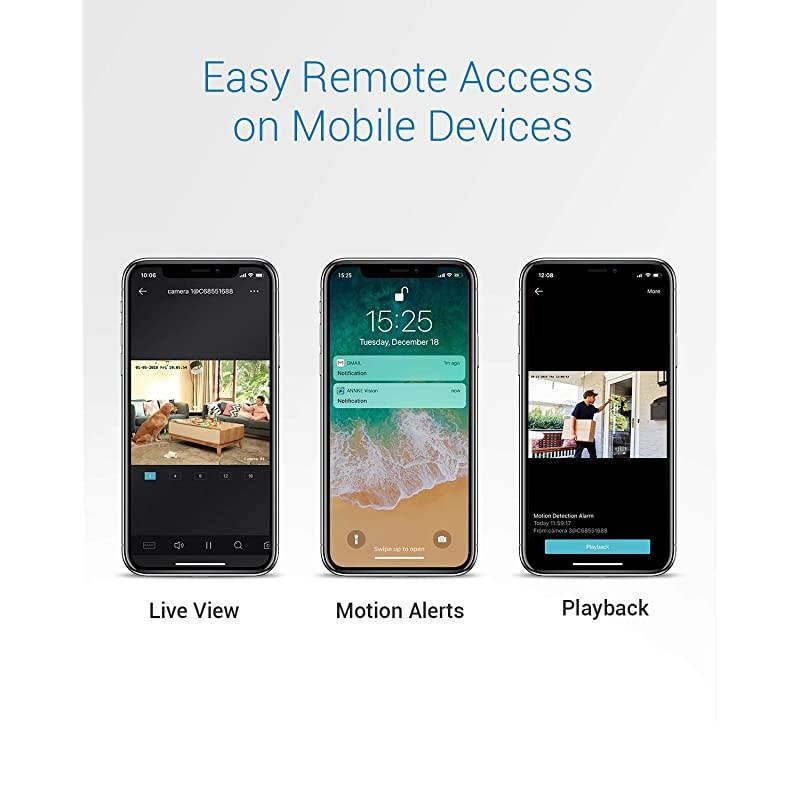 8CH 8 Camera Security System H.265+ DVR Recorder with 2TB HDD and 8X 5MP(2560TVL) IP67 Weatherproof Outdoor CCTV Bullet Cameras, 100ft Night Vision, Easy Remote Access and Email Alert-S500