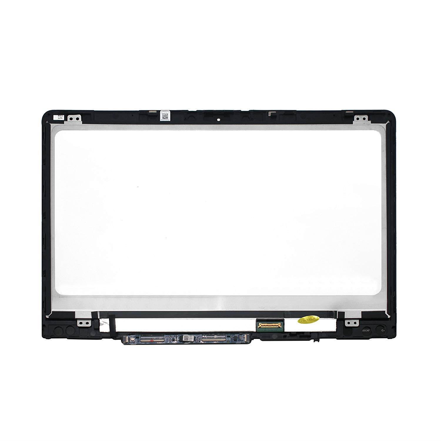 14.0 inch FullHD 1080P IPS LED LCD Display Touch Screen Digitizer Assembly + Bezel for HP Pavilion x360 14-ba061tx 14-ba064tx 14-ba065tu 14-ba065tx 14-ba066tu 14-ba069nz (with Controlboard)