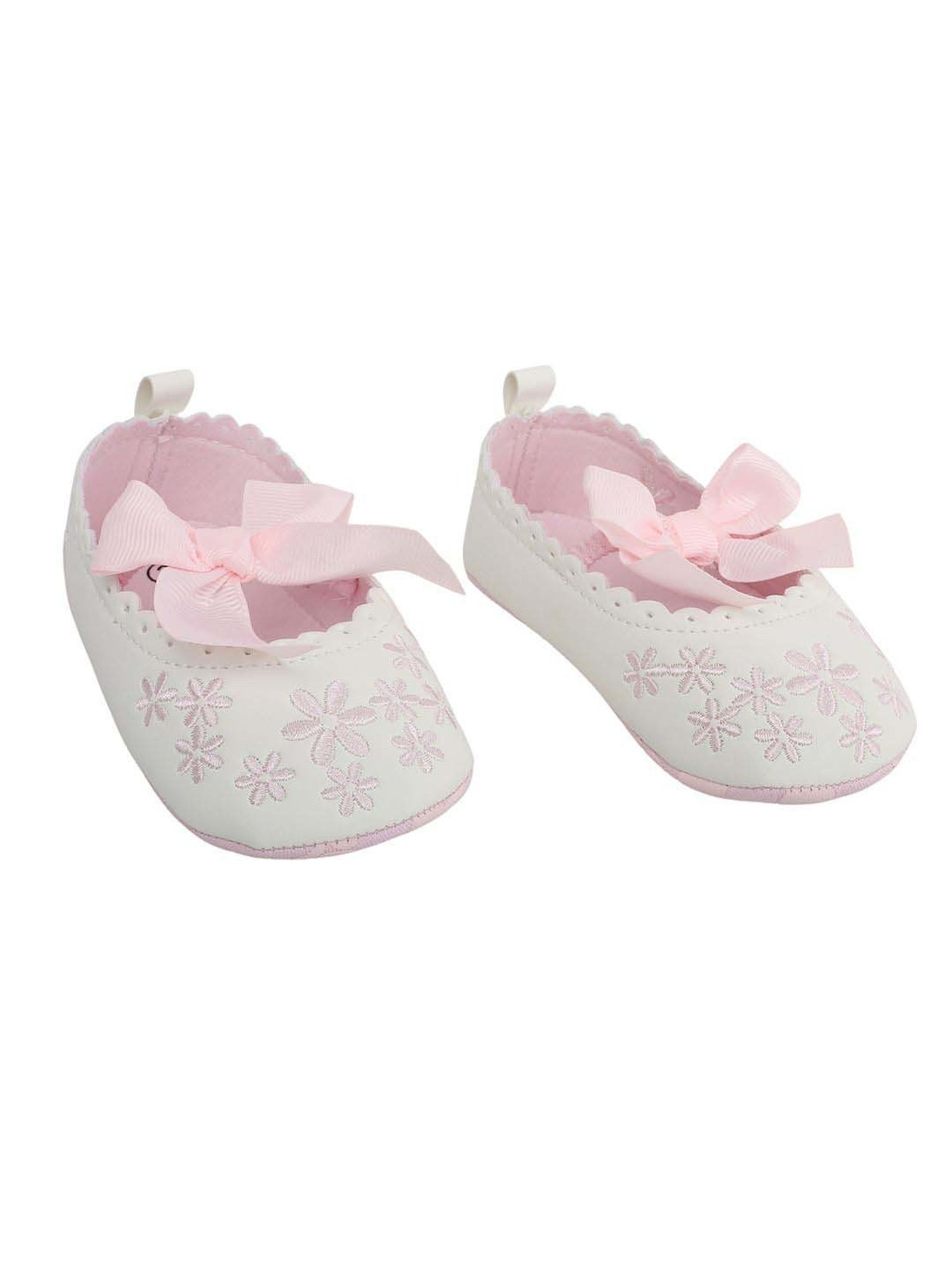 Baby Moo Kids White Casual Mary Jane Shoes