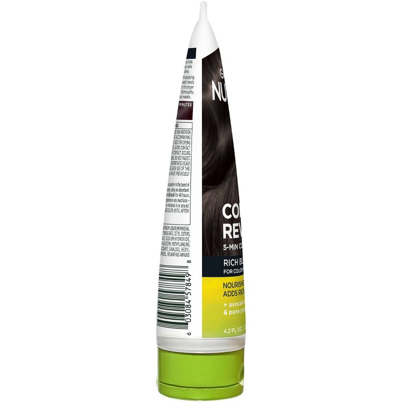 Garnier Nutrisse Color Reviver 5 Minute Nourishing Color Hair Mask - Rich Black - 4.2 fl oz