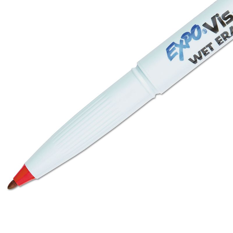 EXPO Vis-&agrave;-Vis Wet-Erase Marker Fine Point Red Dozen 16002
