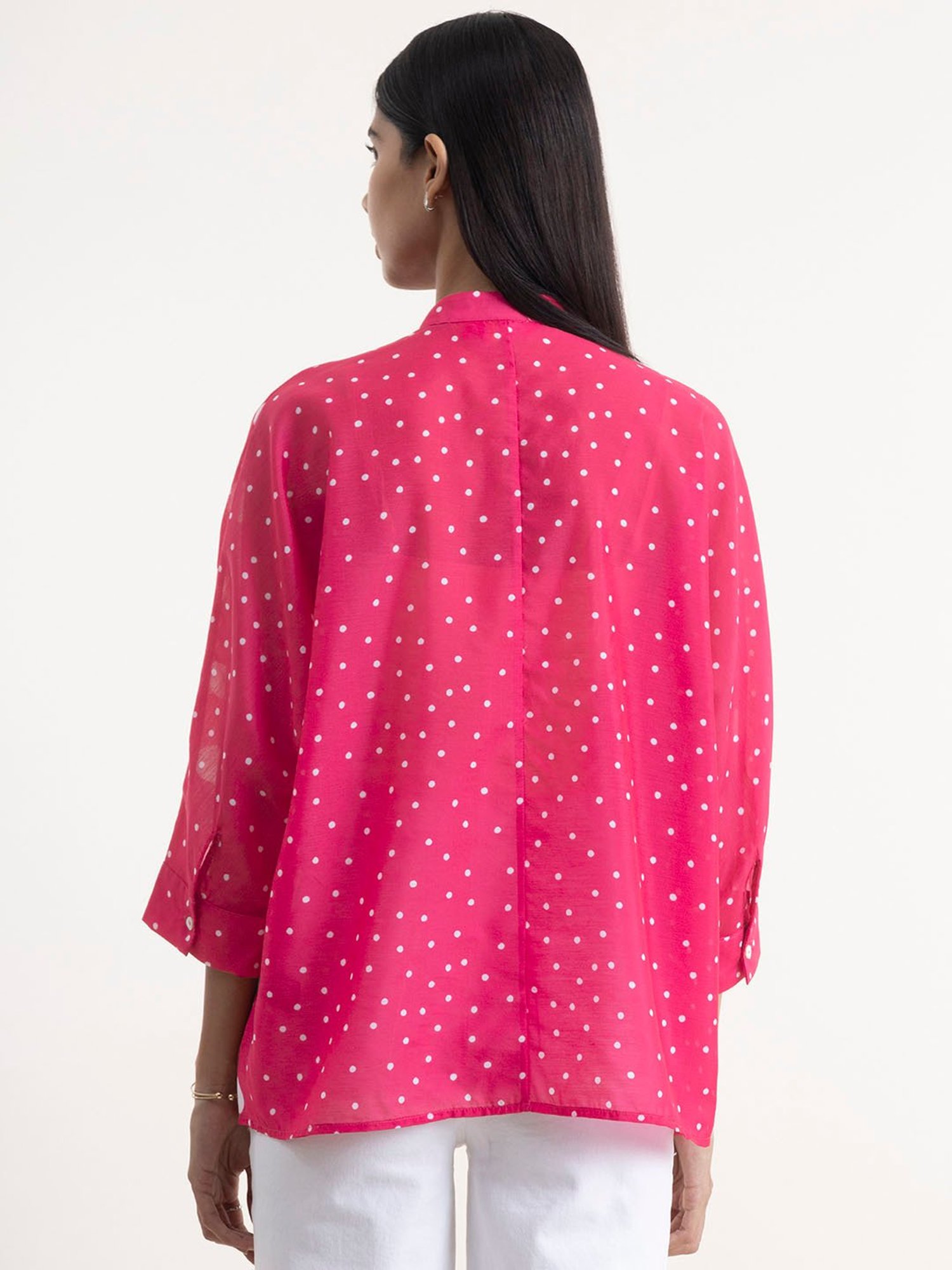 Pink Fort Pink Printed Shirt
