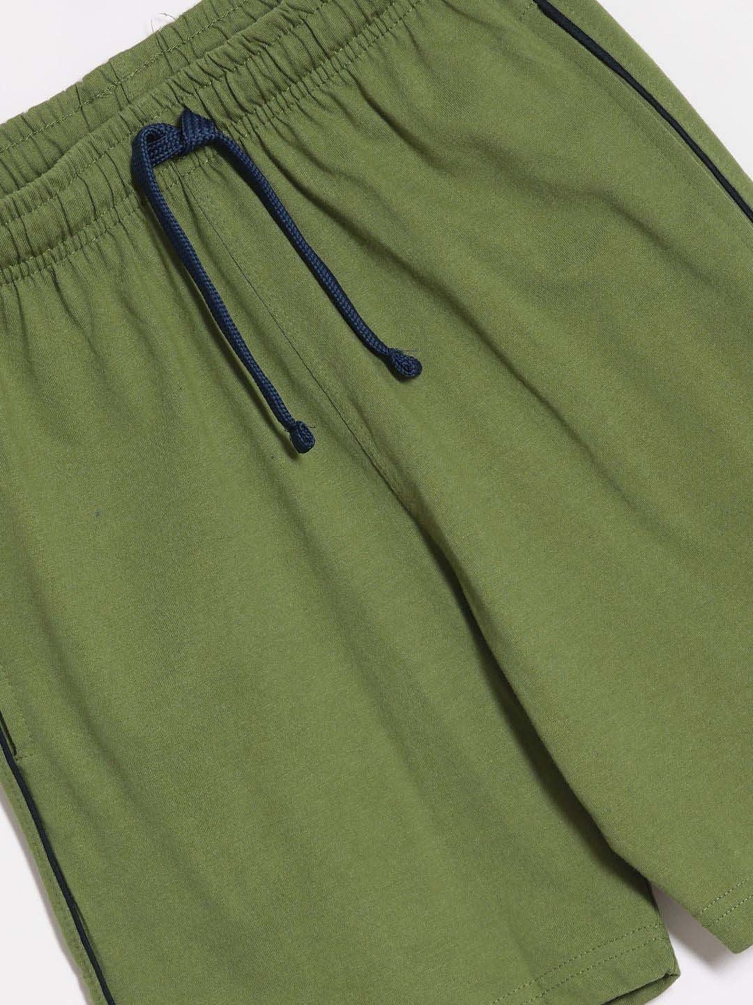 Dixcy Scott Originals Boys Olive Cotton Regular Fit Shorts