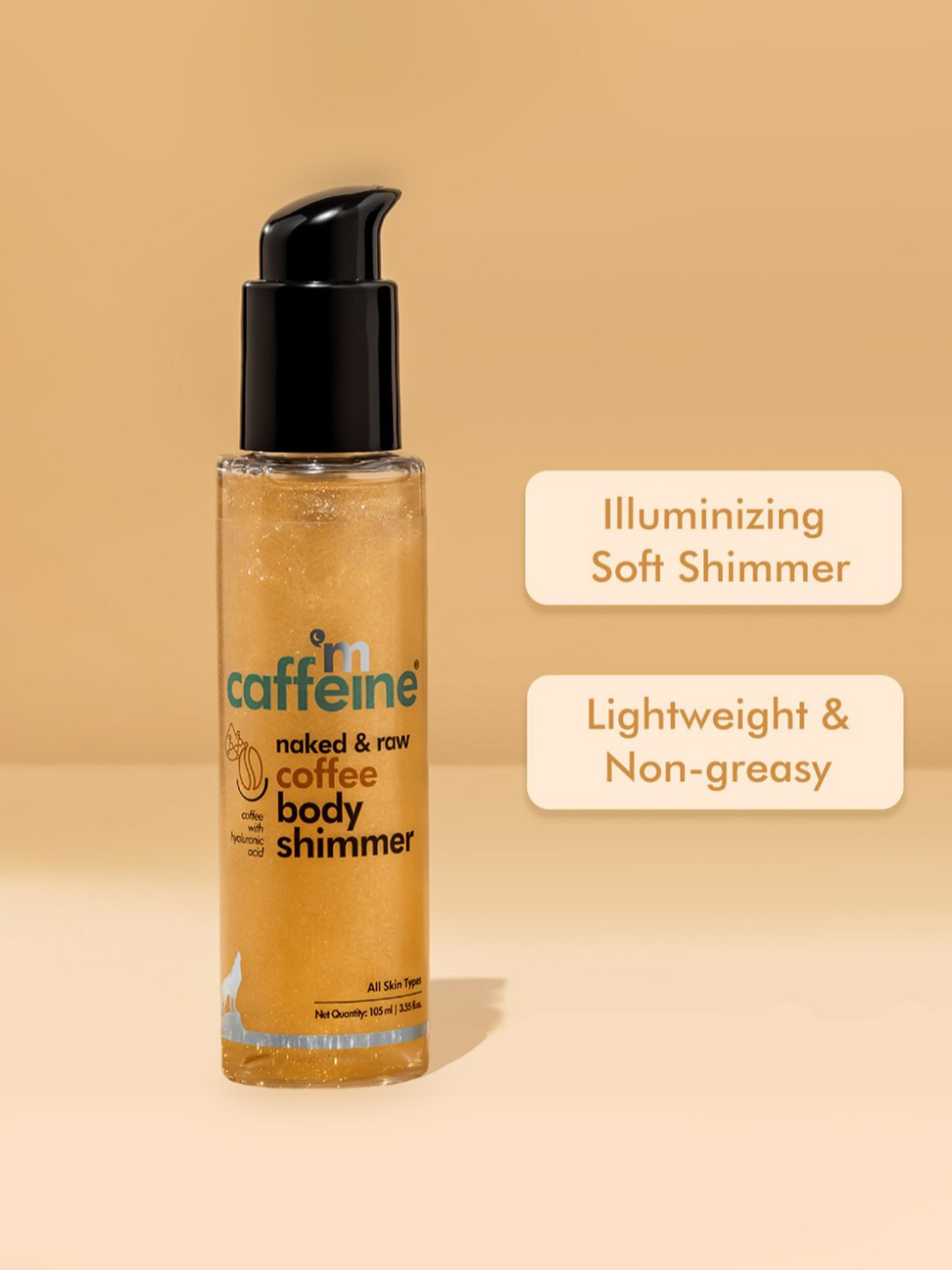 mCaffeine Coffee Body Shimmer - 105 ml