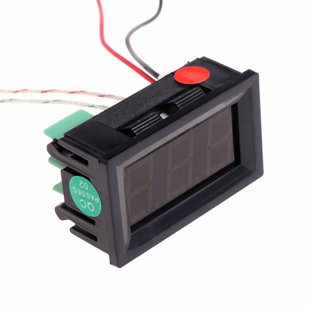 3pcs XH-B310 Digital Tube Red LED Display Thermometer 12V Temperature Meter K-type M6 Thread Thermocouple Tester -30~800C Thermograph