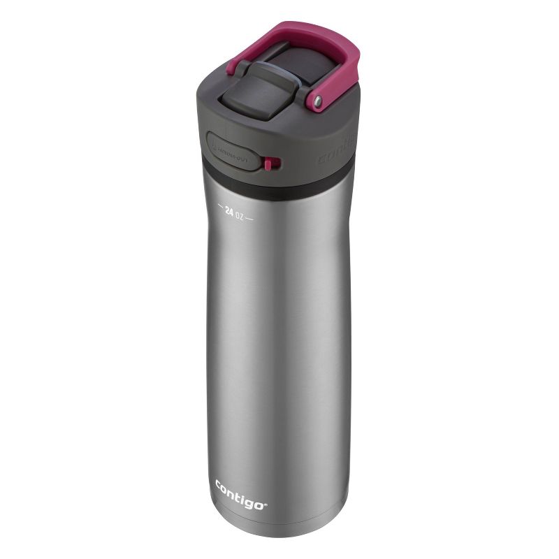 Contigo Ashland Chill 2.0 Stainless Steel Water Bottle with Autospout Lid 24oz Dragon Fruit Lid