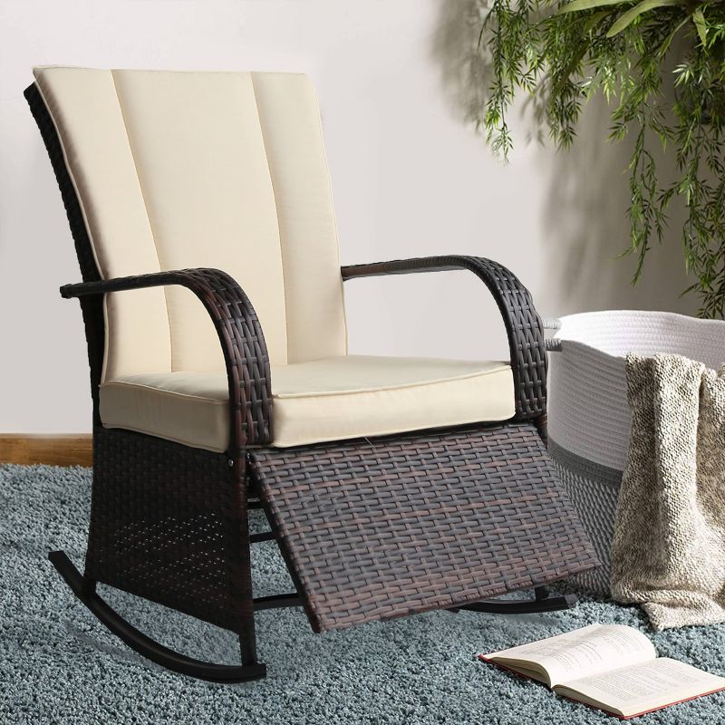 Rocking Chair with Cushions - Vasagle