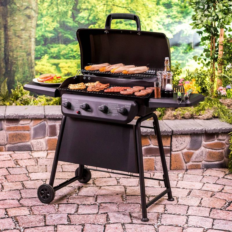 Char-Broil Classic 4-Burner 32,000 BTU Gas Grill 463874717 - Black