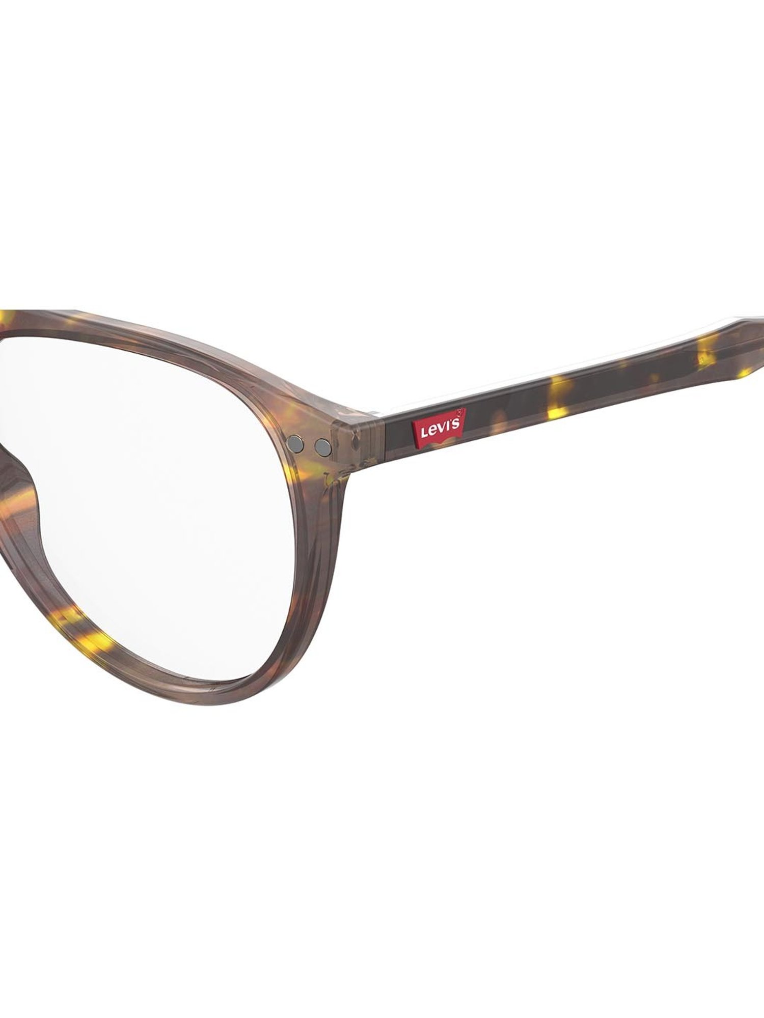 Levi's Brown Aviator Eye Frames for Men