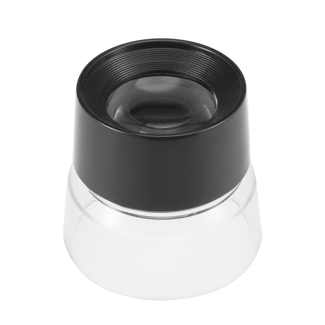 Magnifying Glass, 25mm 10X Handheld Magnifying Glass Lens Magnifier Black