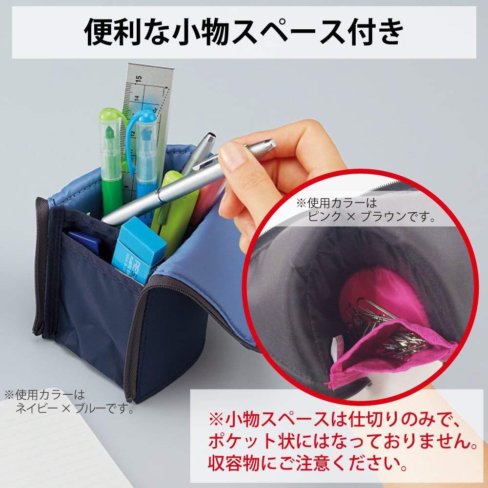KOKUYO NEO CRITZ Pen Case (Regular, Navy Dot x Navy)