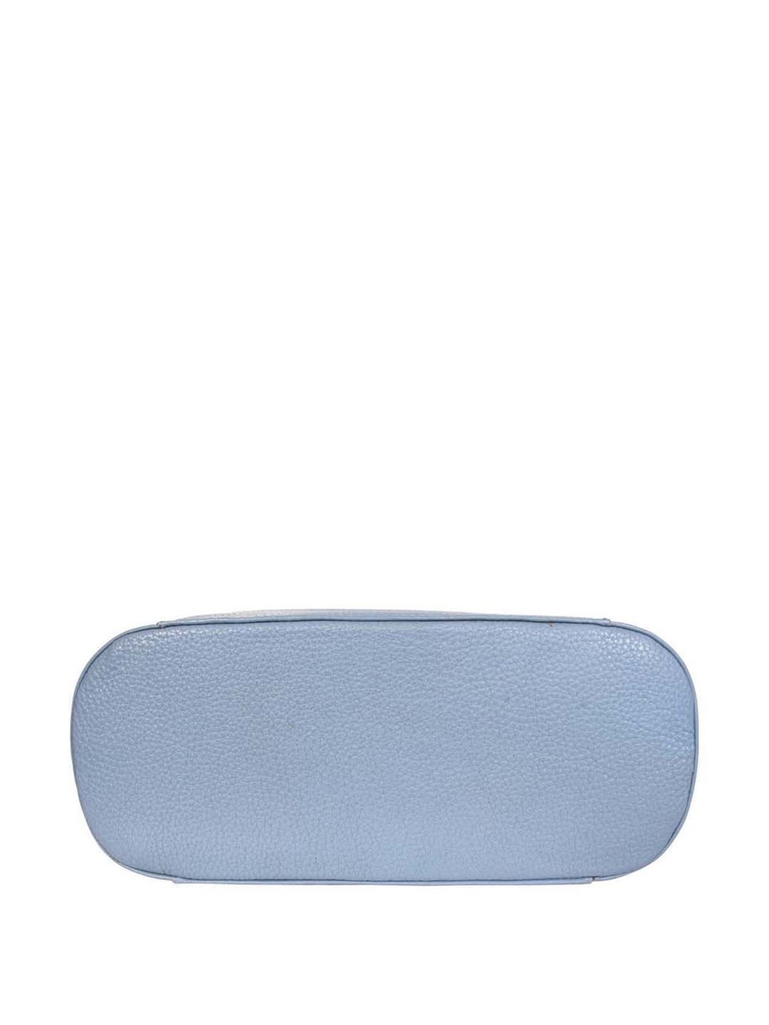 SASSORA Blue Solid Medium Shoulder Bag