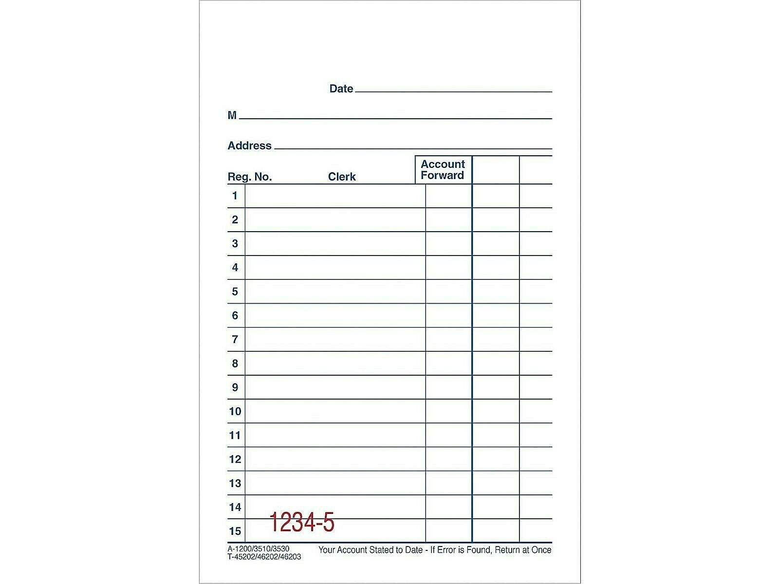 Adams 2-Part Carbonless Sales Orders Book 5.63"L x 3.34"W 50 Forms/Book 509037