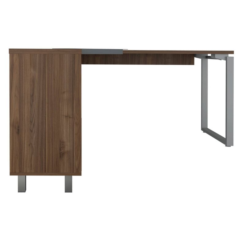 Emery 3 Drawer Desk Brown - RST Brands
