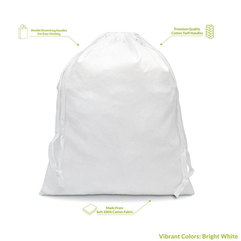 12pc Cotton Pouch Gift Bags