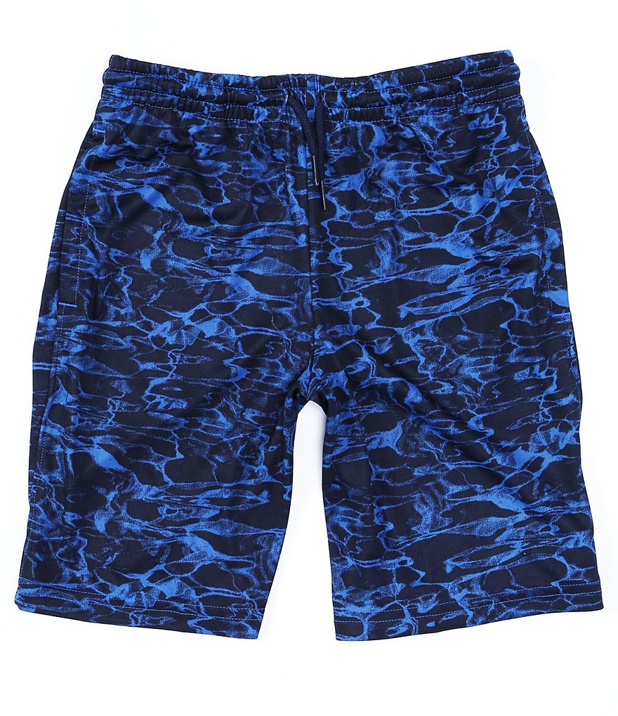 Kinetic by Class Club Big Boys 8-20 Marble Print Performance Shorts