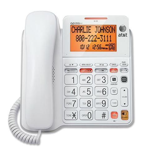 ATT-CL4940 Corded Answering System w/Large Display