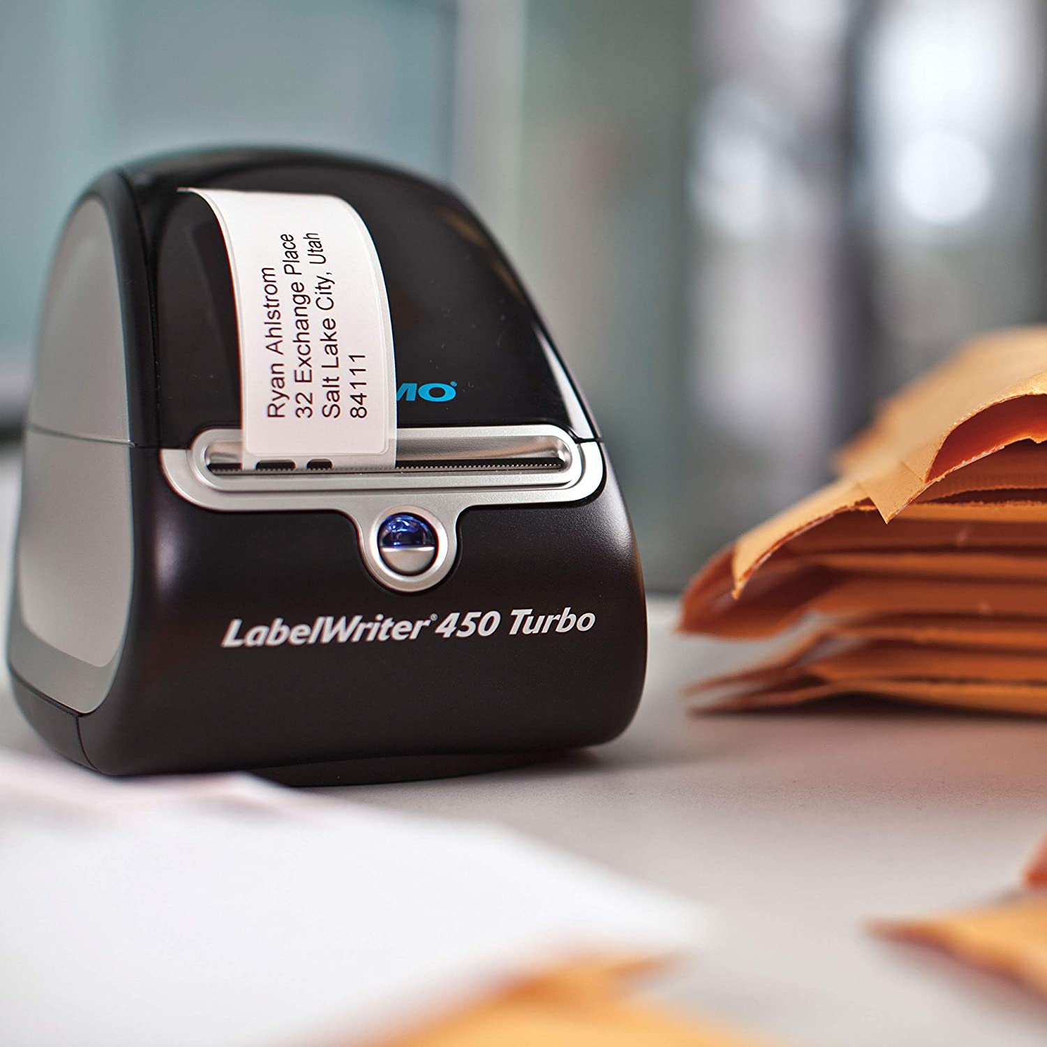 Label Printer,Turbo Direct Thermal Label Printer, Fast Printing, Great for Labeling, Filing, Mailing, Barcodes and More, Home & Office Organization