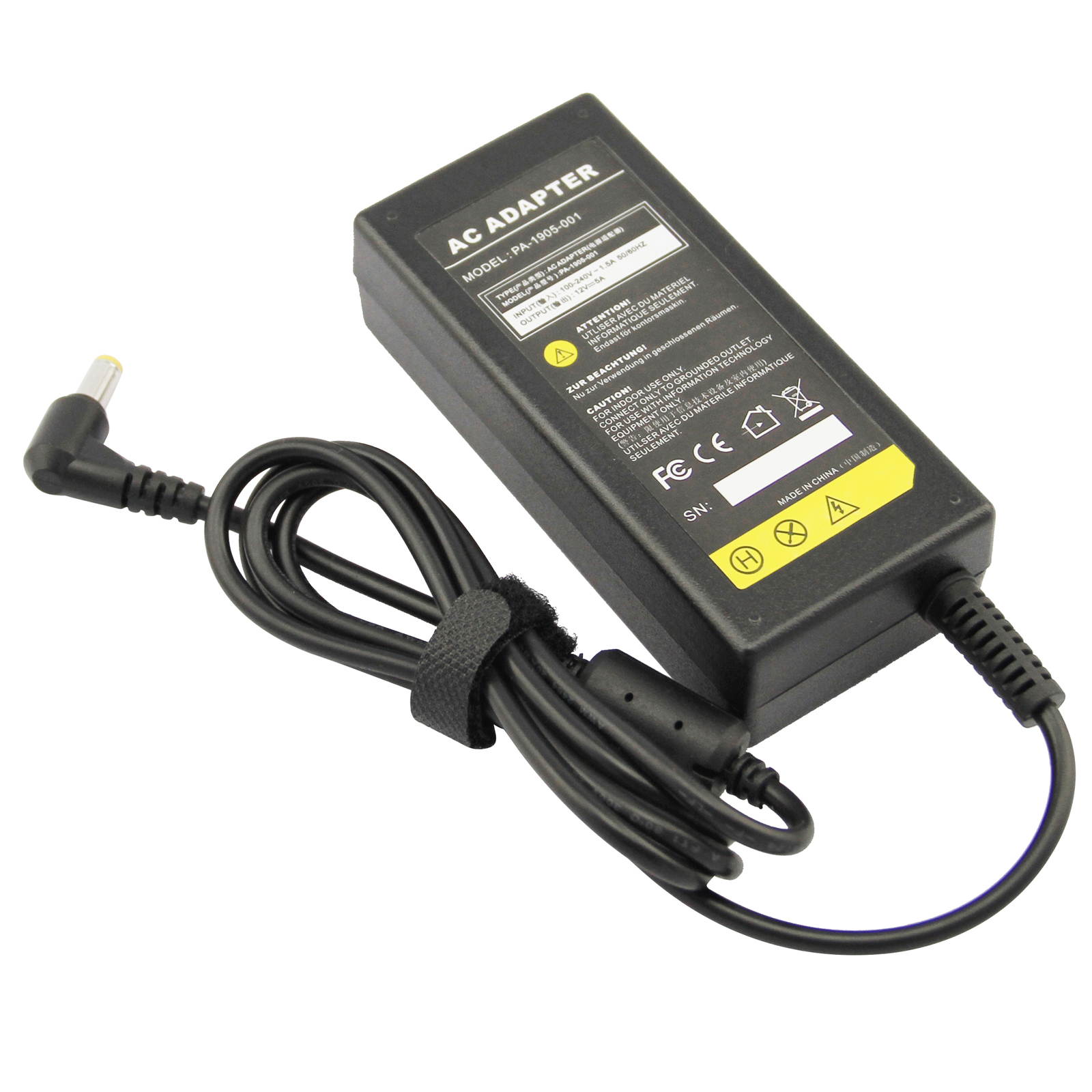 12V 5A AC DC Power Supply 5 Amp 12 Volt Adapter Charger LCD Screen 5.5mm * 2.5mm