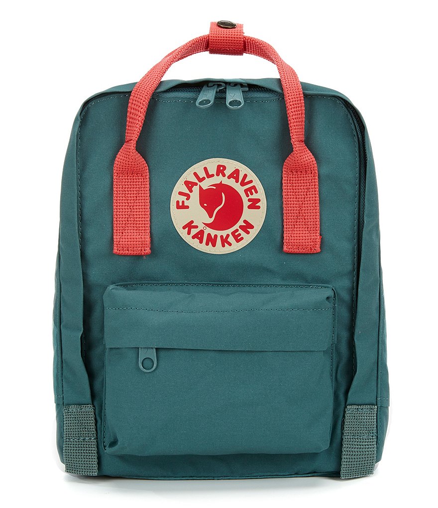 Fjallraven Contrast Handle Mini Kanken Water-Resistant Backpack