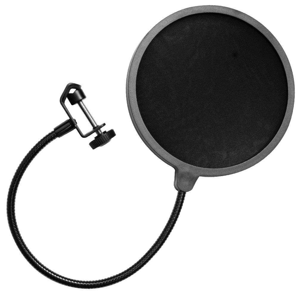 Seismic Audio - SA-MicScreen - Flexible Microphone Wind Screen Studio Mic Pop Filter Windscreen