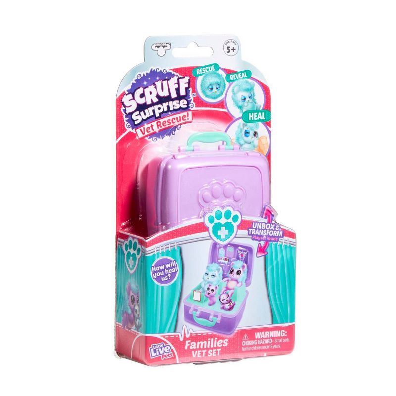 Little Live Pets Scruff Surprise Vet Rescue Families Vet Set