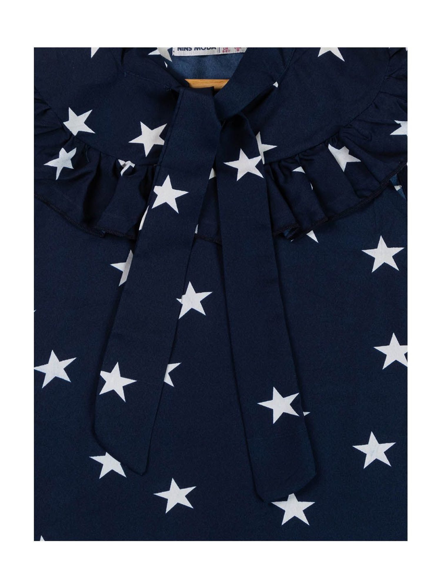 NINS MODA Kids Navy Printed Top