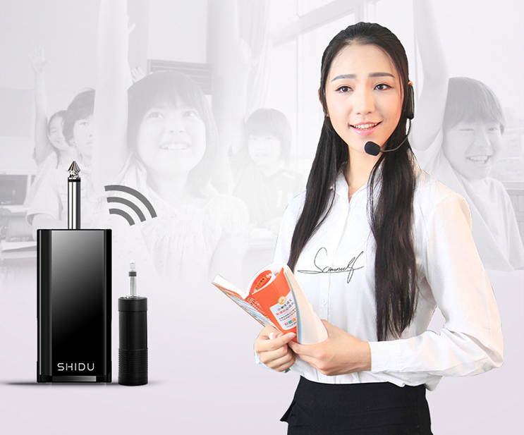 SHIDU U9 Multi-purpose acoustic wireless microphone UHF Bee Microphone mobile phone