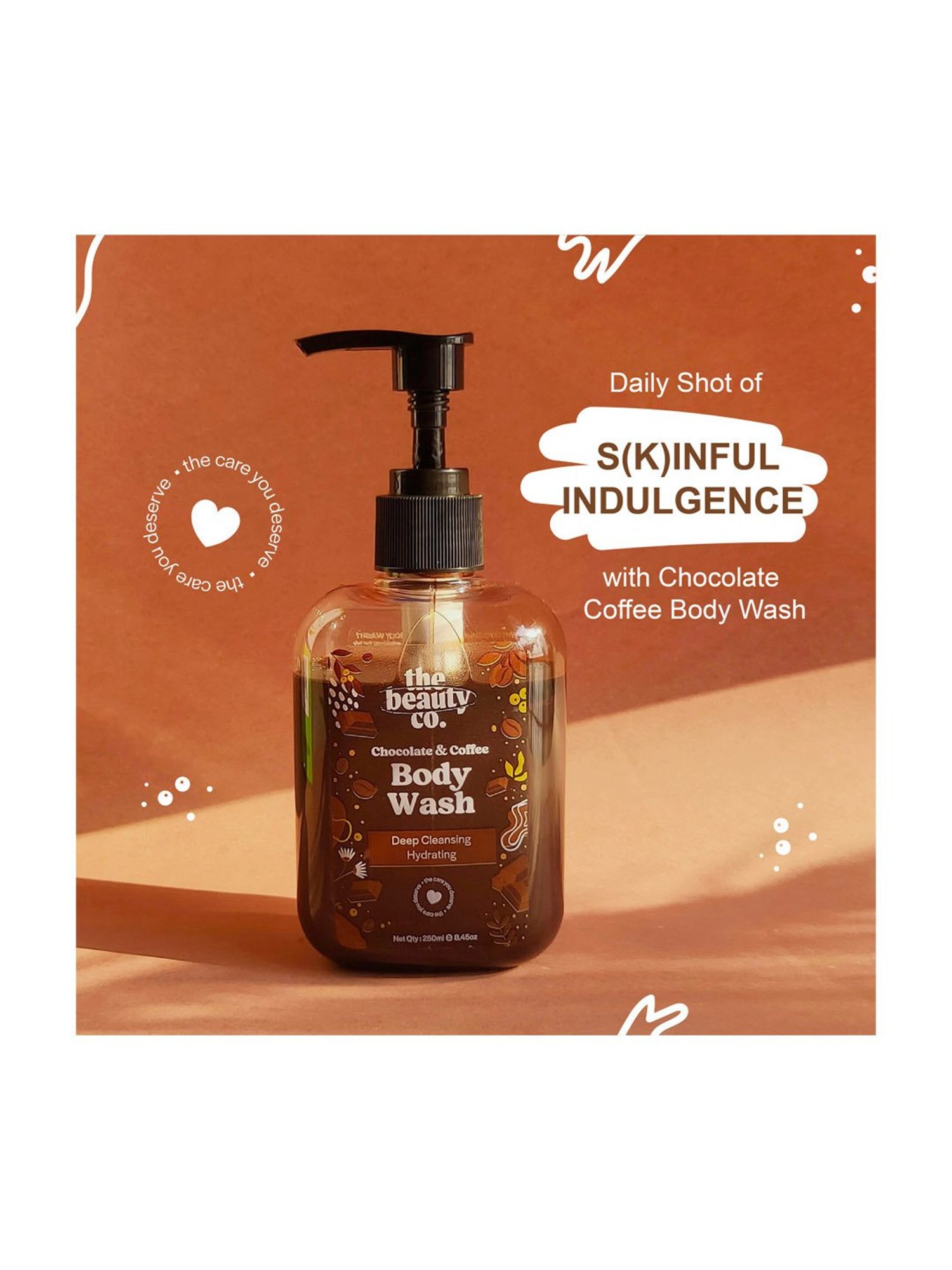The Beauty Co. Chocolate Coffee Body Wash - 250 ml