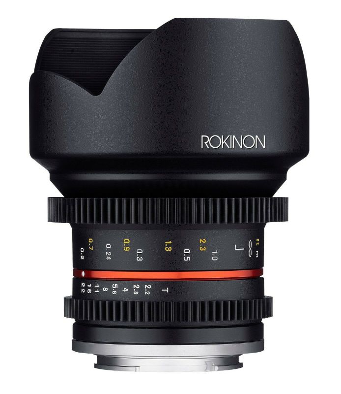 New Rokinon 12mm T2.2 Cine Ultra Wide Angle Video Lens for Fuji X
