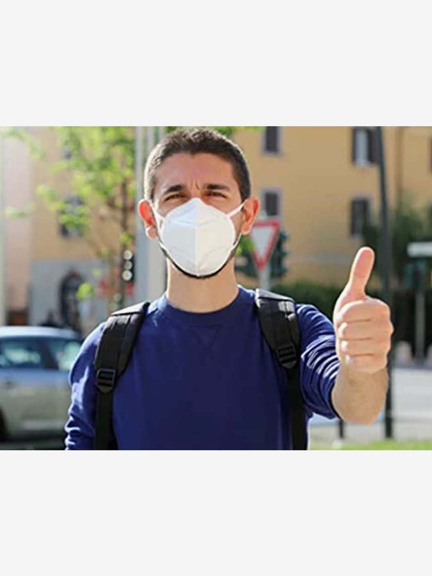 Magnum Flat Fold Duckbill NIOSH Certified N95 Mask (Pack of 20, White)